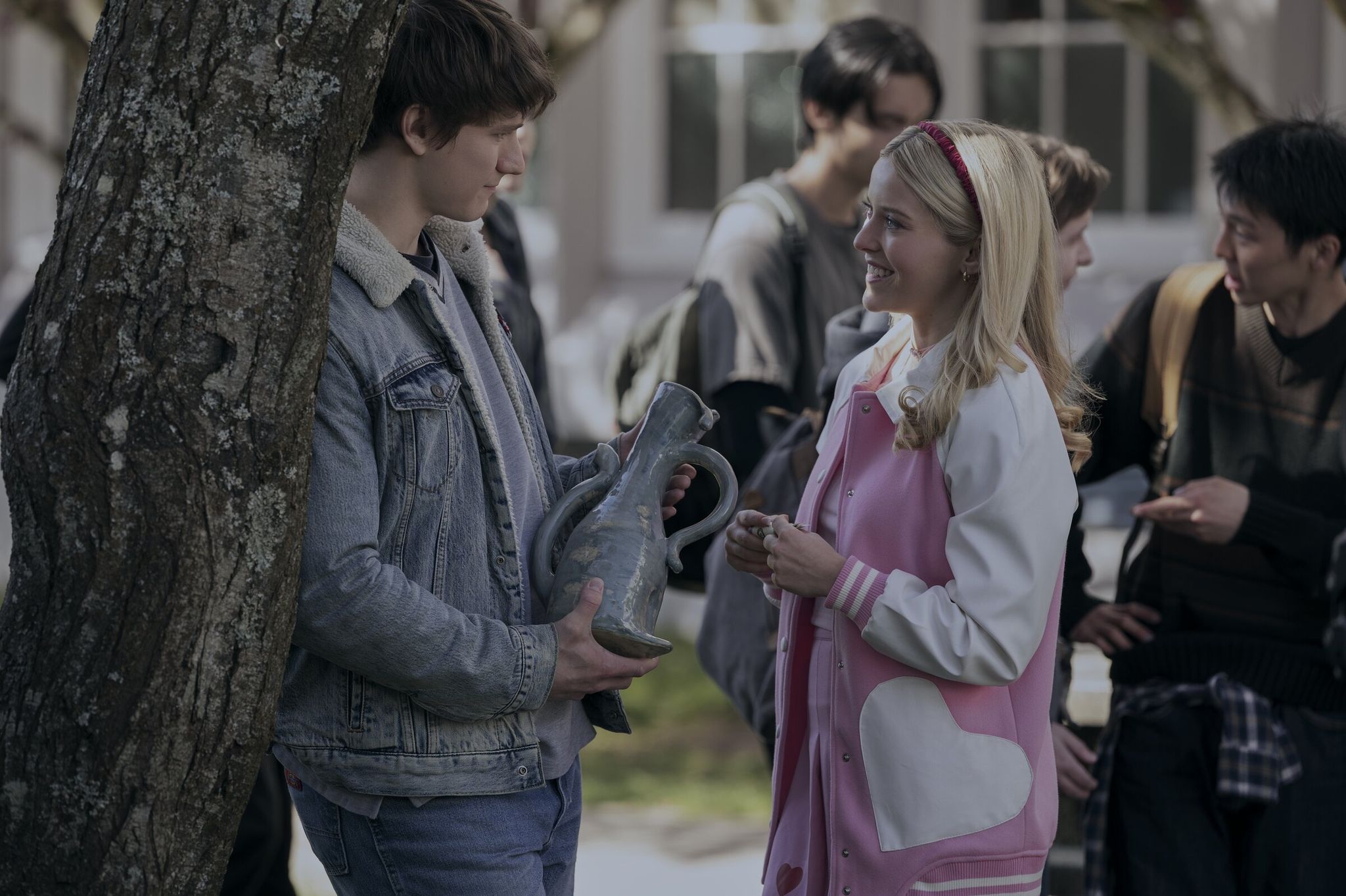Jacob Moskovitz as Miles, left, and Lexi Minetree as Elle in “Elle,” premiering on Prime Video on July 1. (Kimberley French / Prime Video)