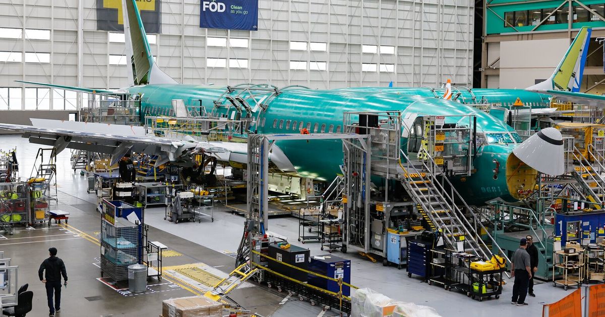 Boeing delivered 47 airplanes in April, keeping pace with March