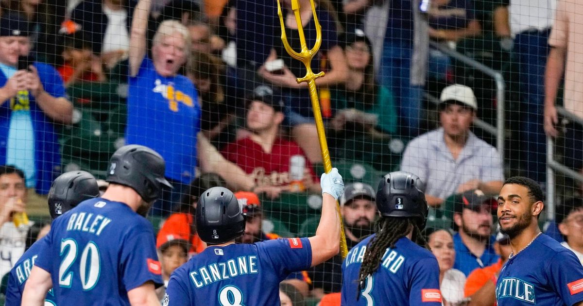 Dom Canzone slams Mariners past Astros; Cal Raleigh breaks agonizing skid - The Seattle Times image