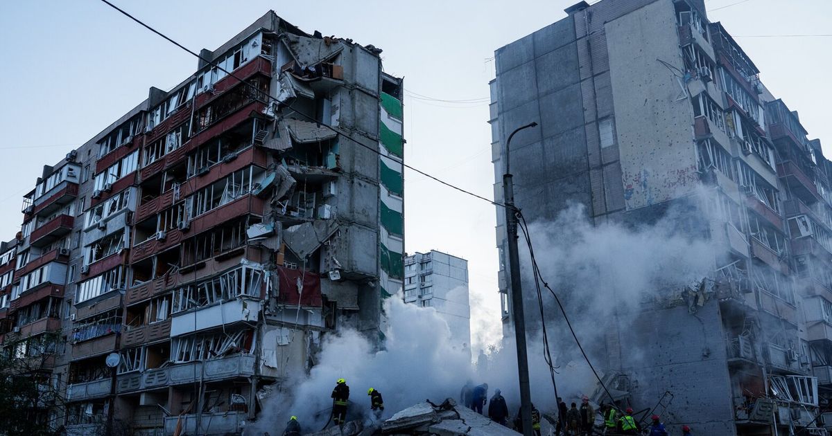 Russia pummels Kyiv in the largest drone attack of the war
