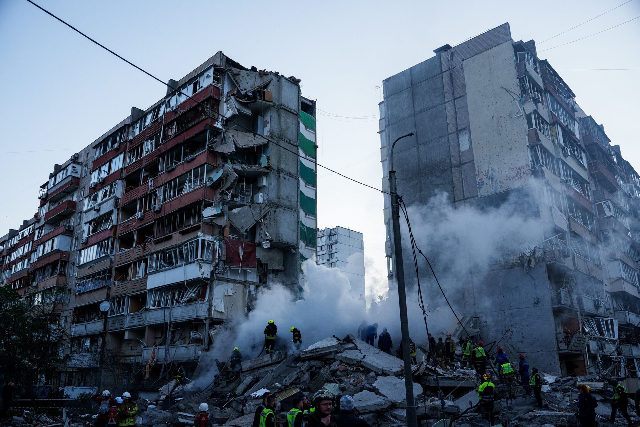Russia pummels Kyiv in the largest drone attack of the war