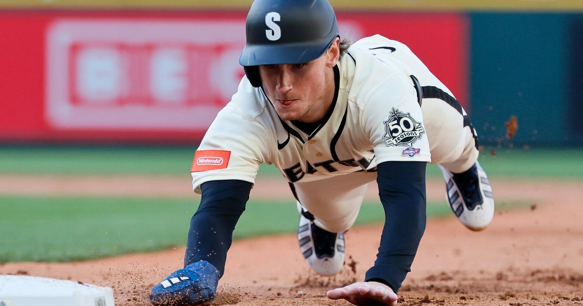Colt Emerson’s arrival not enough to help Mariners prevent sweep by Padres - The Seattle Times image