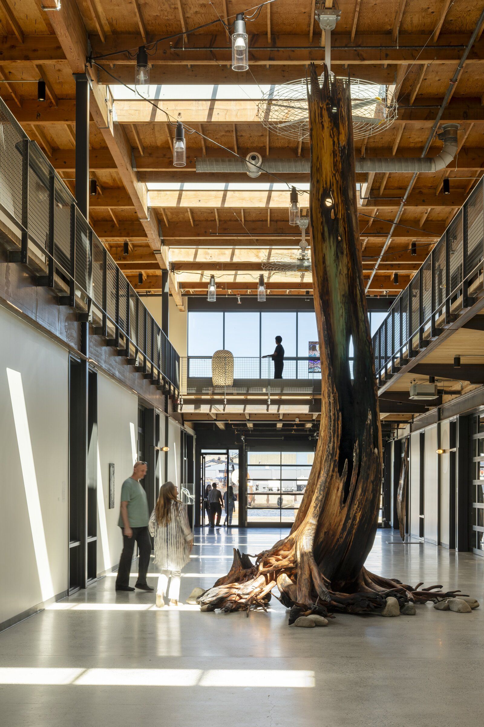 West Canal Yards, a restored former fish-processing plant along Seattle’s Ship Canal, will host the new art fair this summer: Assembly, which will take place alongside the Seattle Art Fair. (Lara Swimmer / courtesy of Traver Gallery)