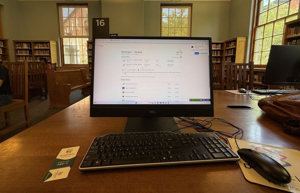 A viral video says booking a flight at a library is cheaper. Is it?