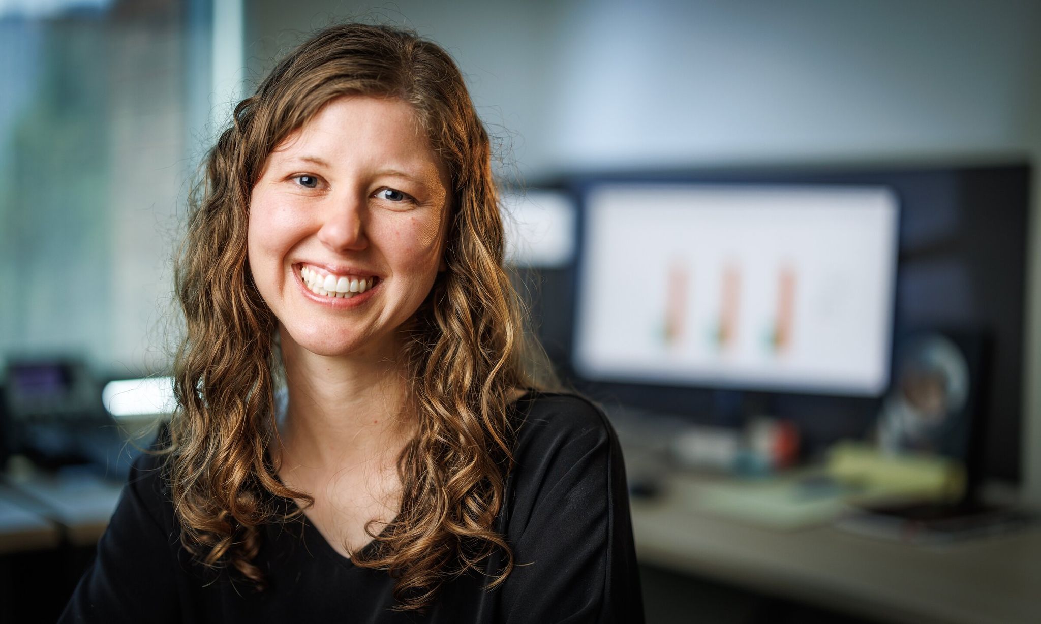 Megan Shen, a social psychologist and associate professor at Fred Hutchinson Cancer Center, conducts research on supporting patients living with serious illness. “I’ve seen repeatedly that grief often shows up in quieter ways than death,” Shen writes. (Robert Hood / Fred Hutch News Service)