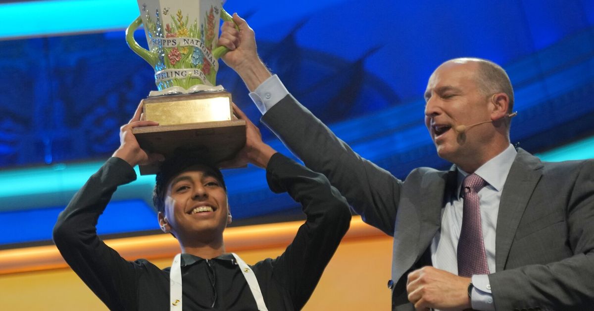 Shrey Parikh wins the Scripps National Spelling Bee, beating Ishaan Gupta in lightning round