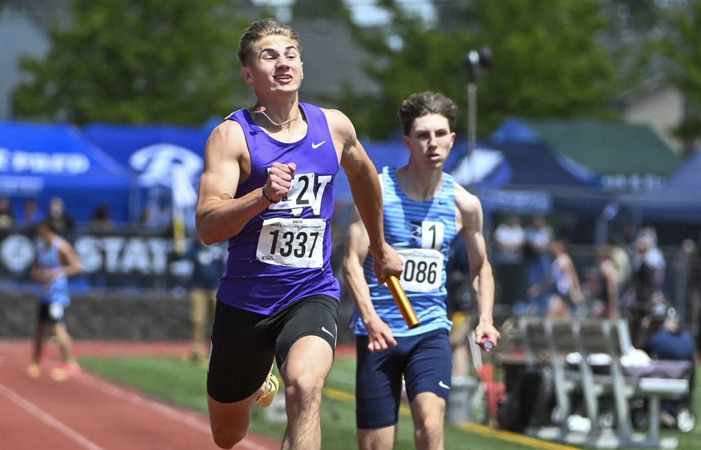 Lake Washington's Yevhen Zhmailo wins 2 WA state track and field titles to cap high-school career