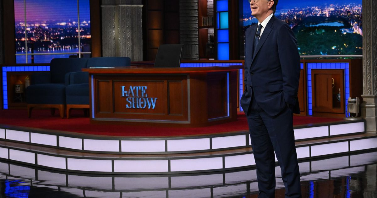 Stephen Colbert is back on TV on community access in Michigan along with rocker Jack White