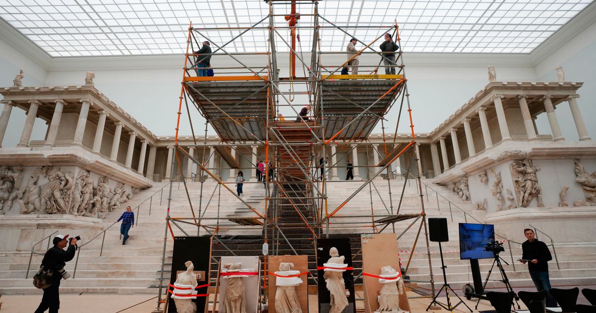 Berlin’s Pergamon Museum will reopen in mid-2027 as a lengthy restoration moves forward
