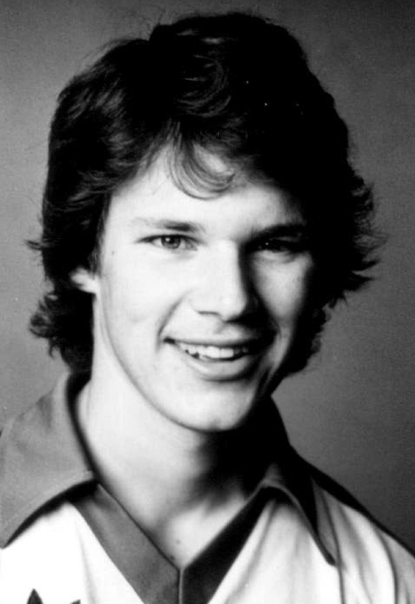 A team portrait of Brian Schmetzer from his playing days. (Seattle Times archives)