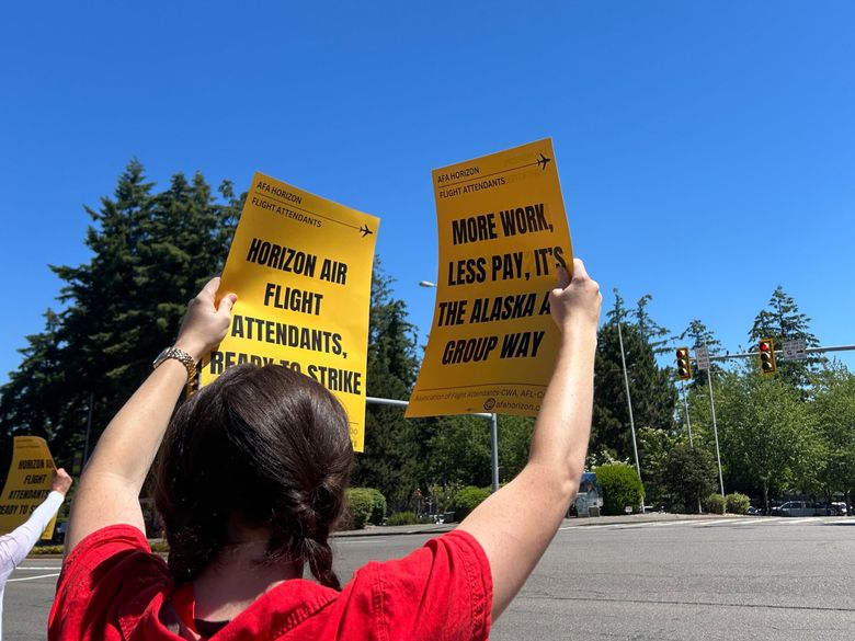 Horizon Air flight attendants overwhelmingly authorize a strike; 99.8% approve amid stalled contract negotiations with Alaska Air Group.