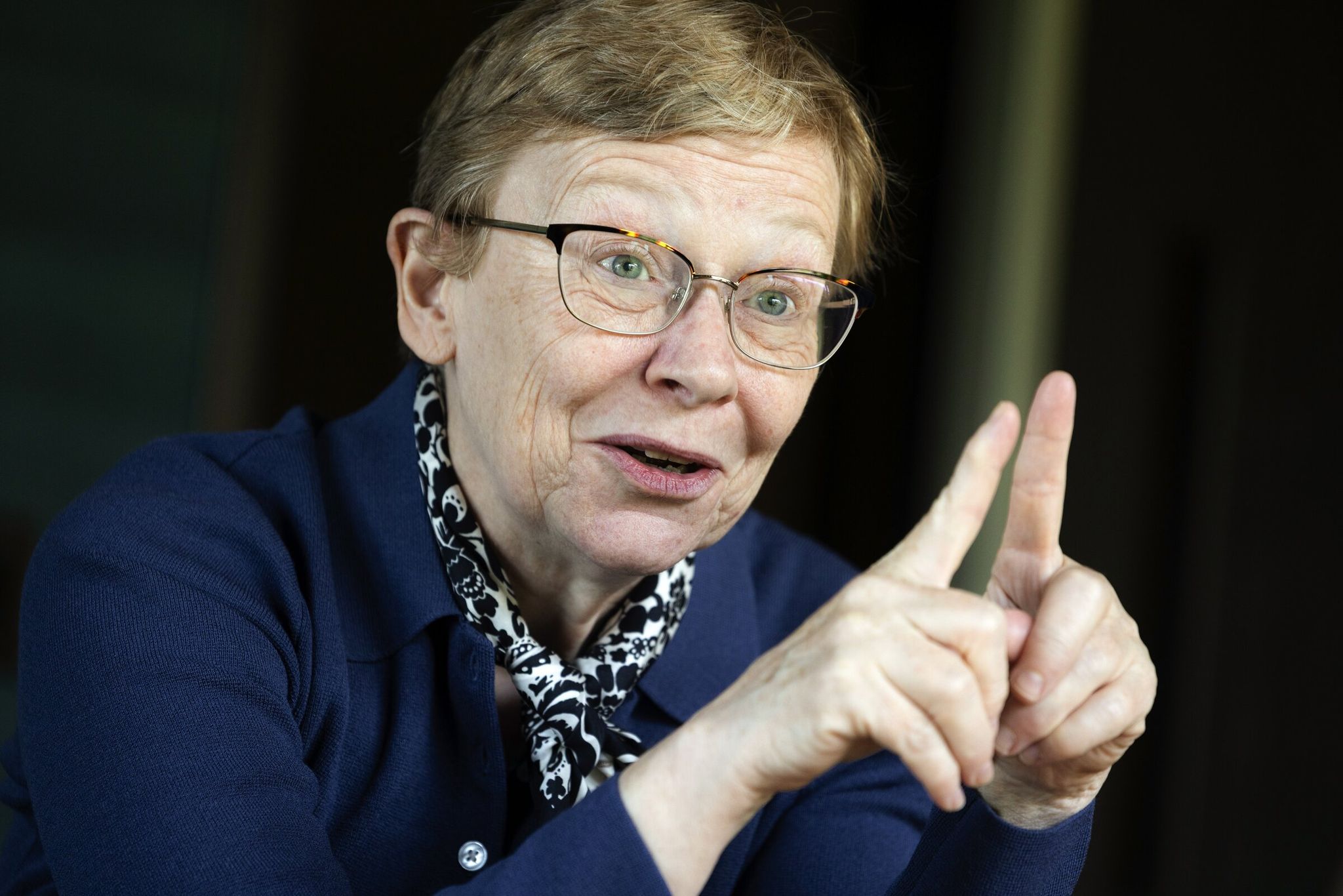 Maura Mast, the next president of Seattle University, says she came to this role about “divine timing.” (Ken Lambert / The Seattle Times)