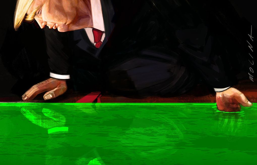 President Narcissus and the fetid reflecting pool