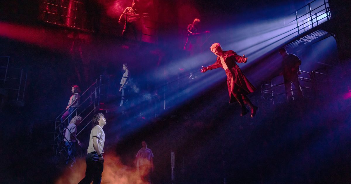 How do you make vampires fly effortlessly on Broadway? Strong wires, harnesses and lots of practice
