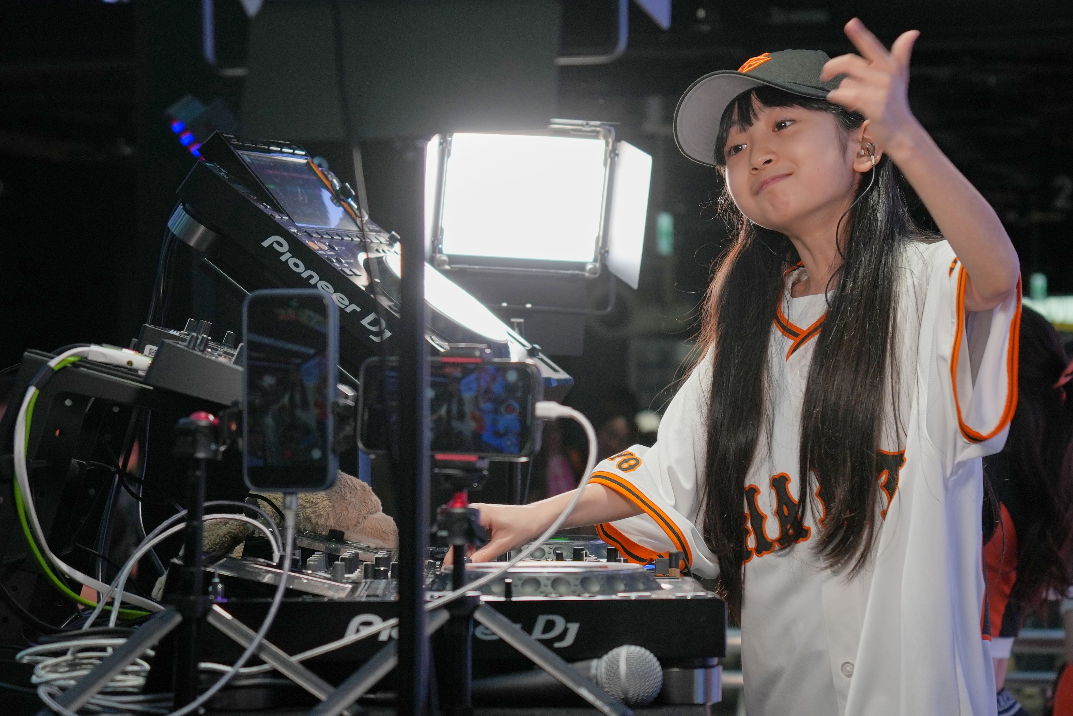 Japan's DJ Rinoka bobs to the beat as a child prodigy techno
