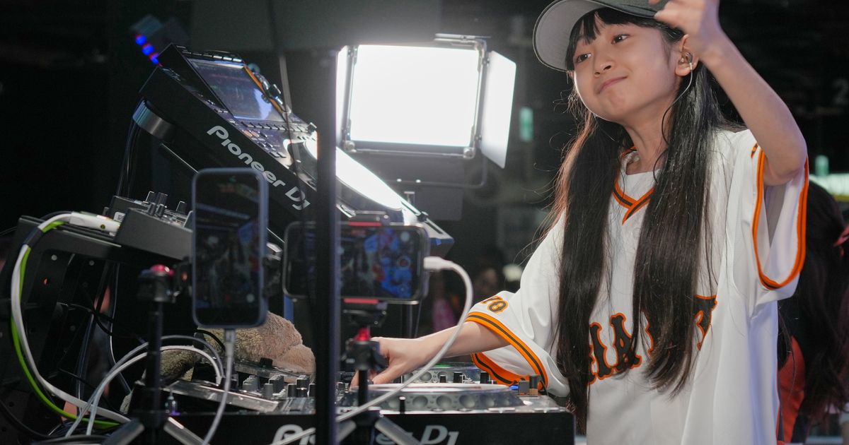 Japan’s DJ Rinoka bobs to the beat as a child prodigy techno artist