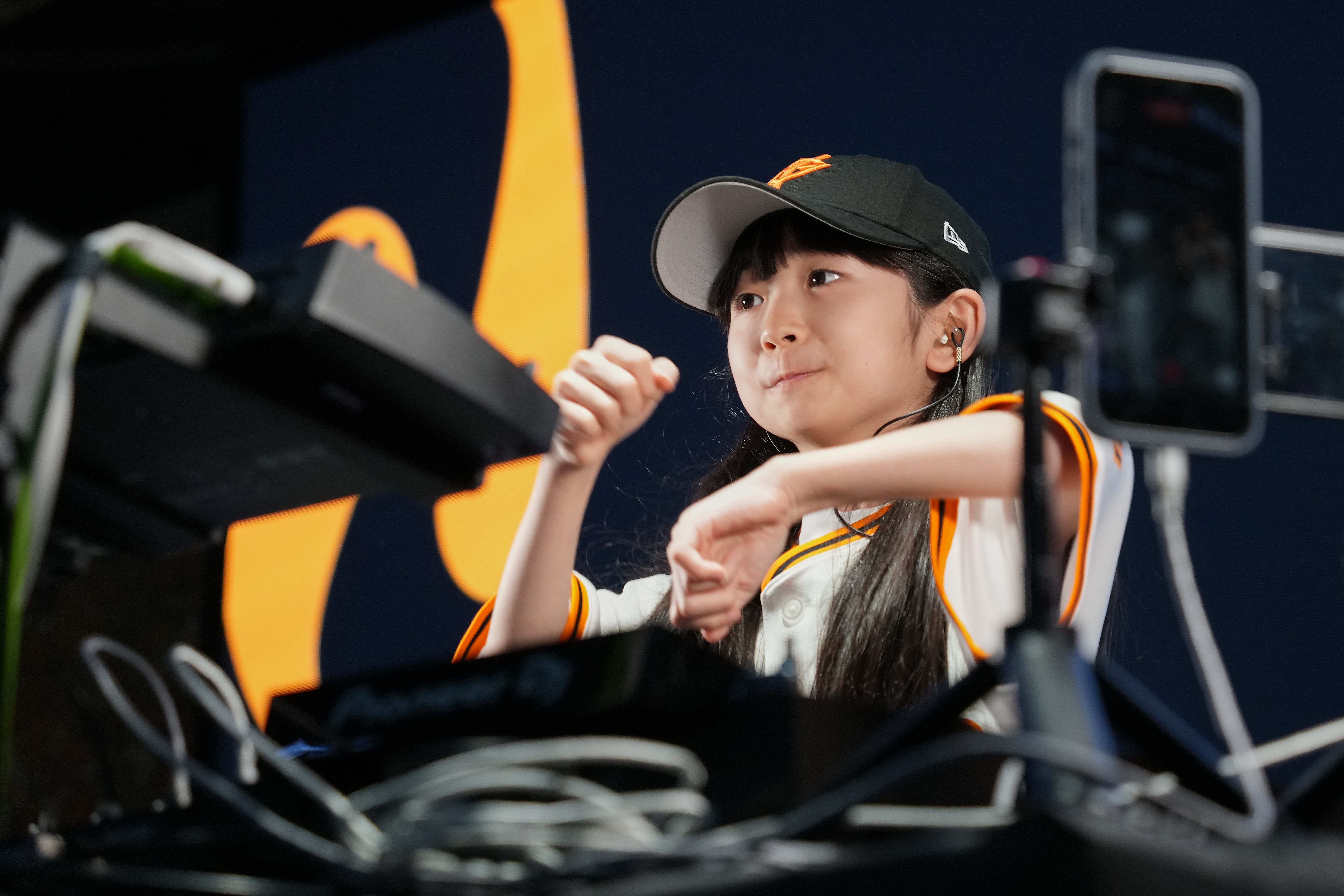 Japan's DJ Rinoka bobs to the beat as a child prodigy techno