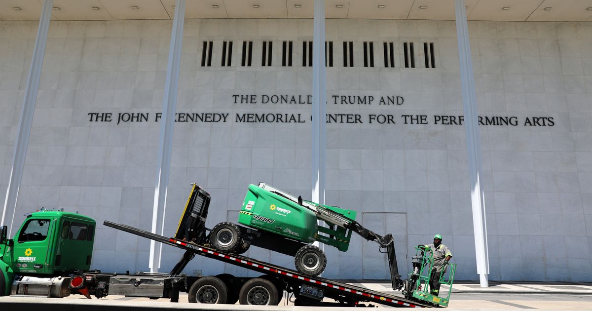 Kennedy Center moves to erase Trump references after judge said they were illegally added
