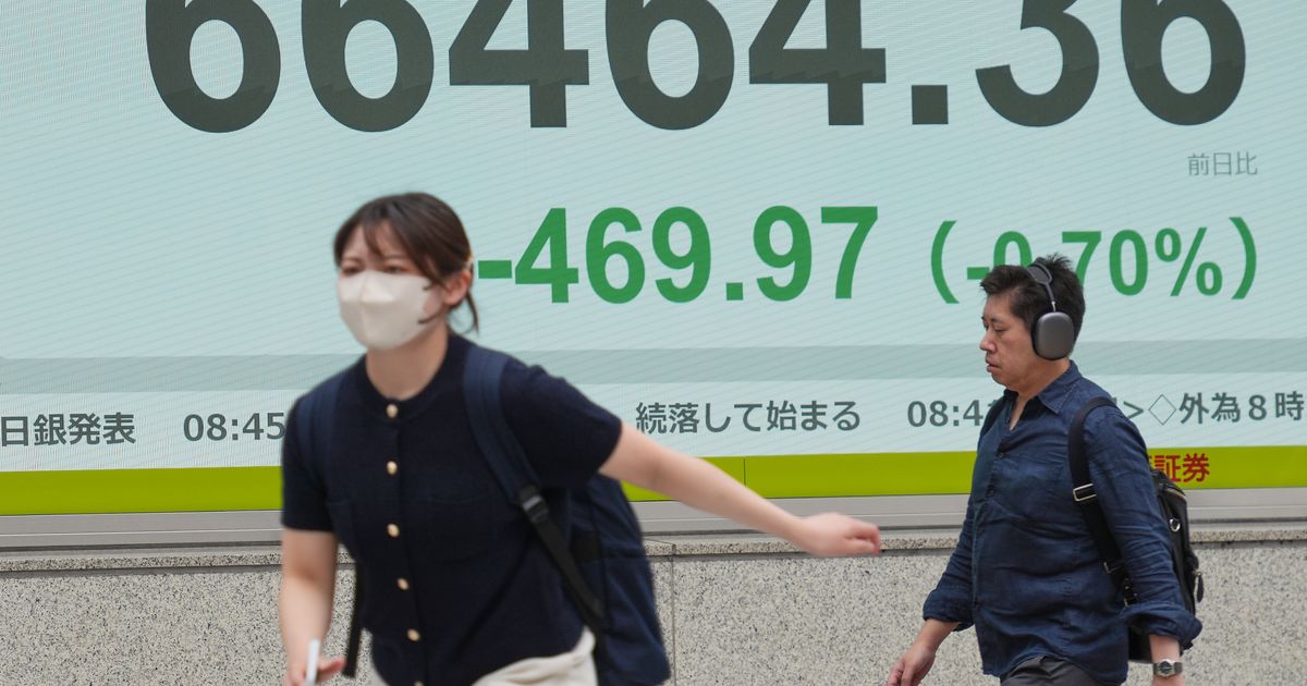 Asian shares mostly slip as latest fighting undermines the US-Iran ceasefire.