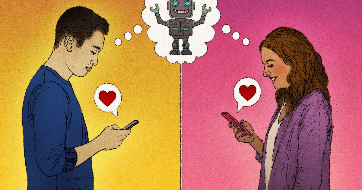 AI chatbots hit the dating scene, becoming the lovelorn's modern-day Cyrano