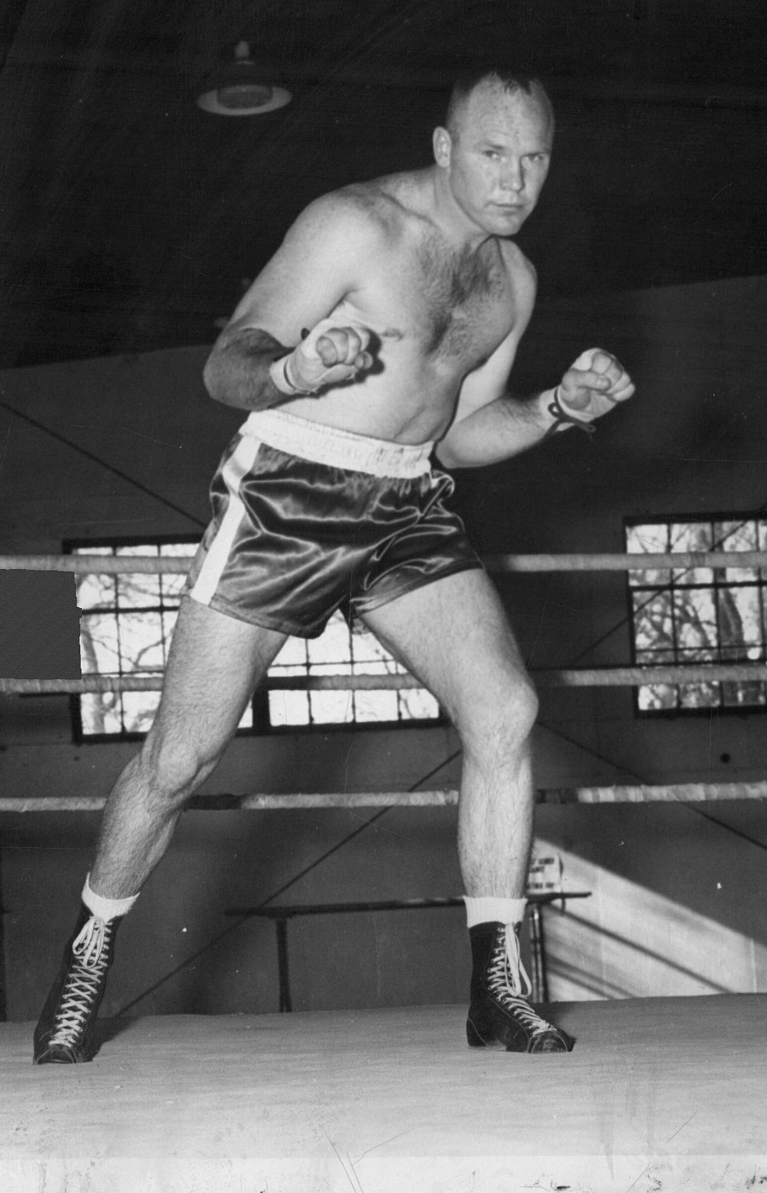 Boxer Pete Rademacher in 1956. (The Seattle Times archives)