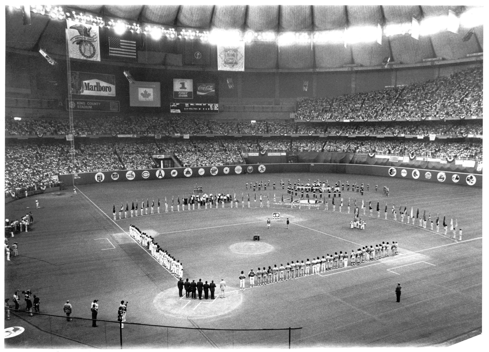 MLB All-Star game at the Kingdome on July 18, 1979. (The Seattle Times archives)