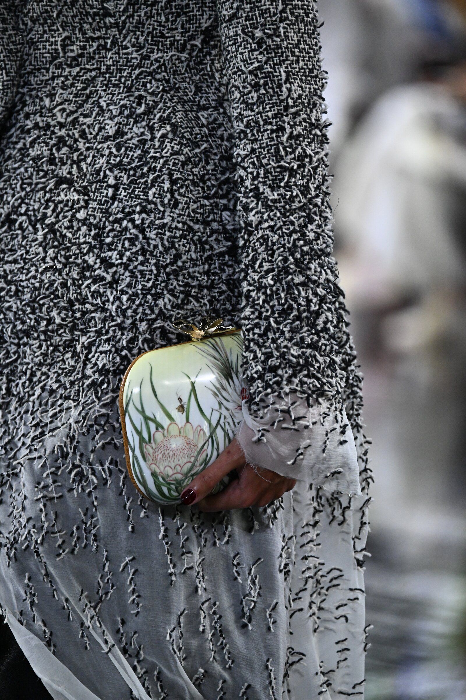 Cold-weather finery on display at Christian Dior fashion show in