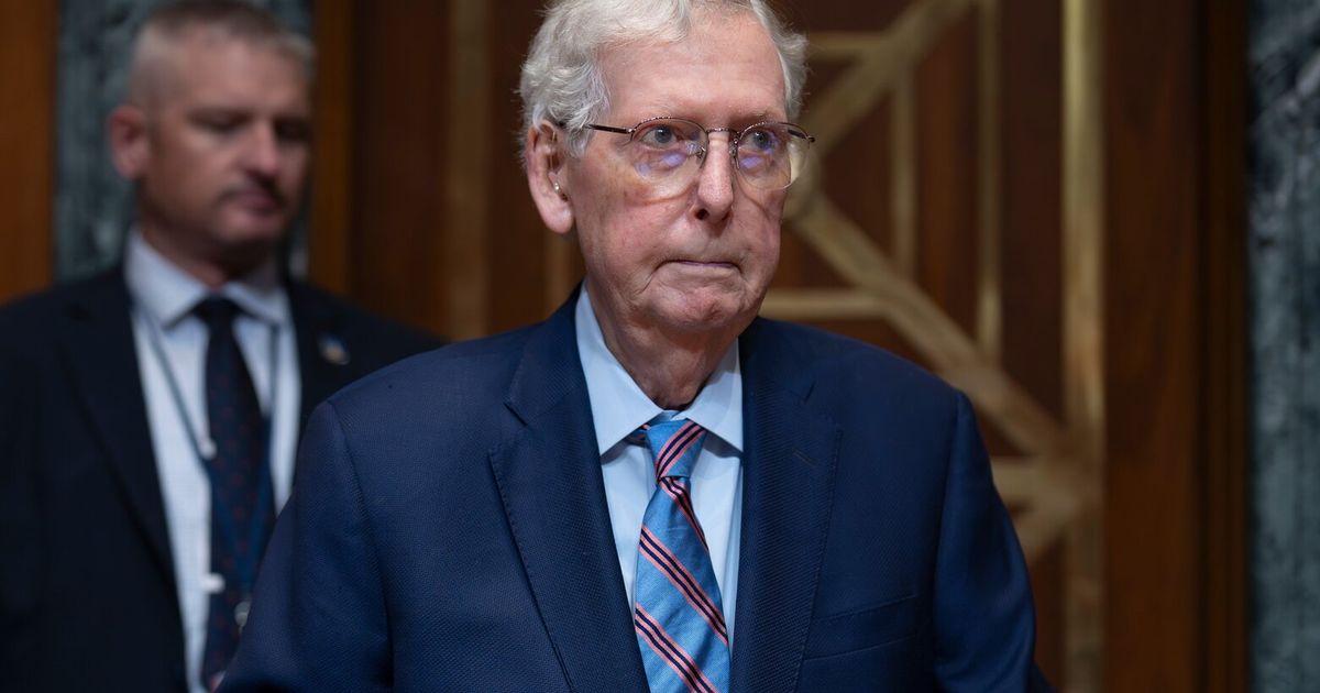 McConnell returns to the Senate for the first time since his June hospitalization