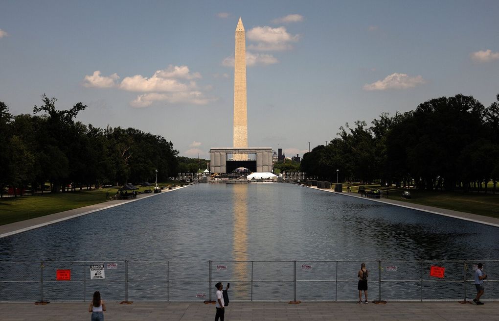 Three more people charged with damaging Reflecting Pool