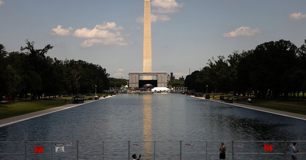 Three more people charged with damaging Reflecting Pool
