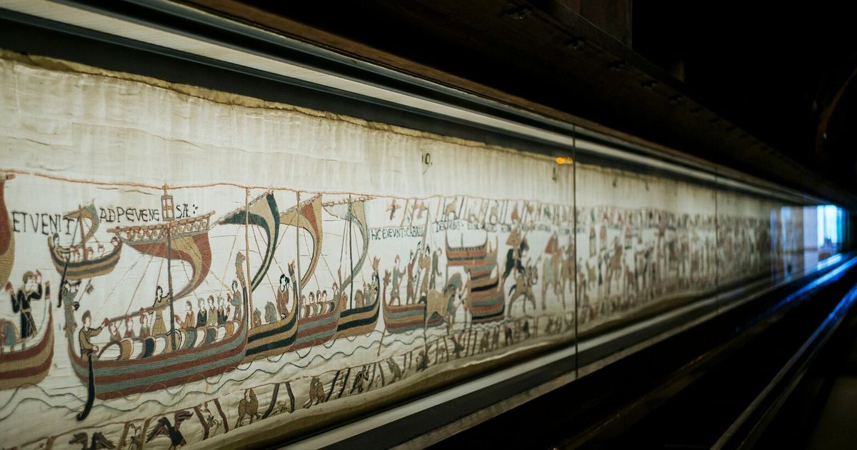 The Bayeux Tapestry is at the British Museum after a secret journey from France
