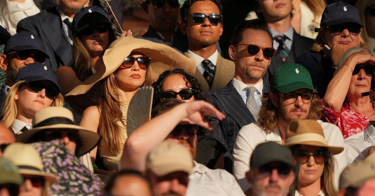 Jennifer Lopez wears enormous hat to Wimbledon