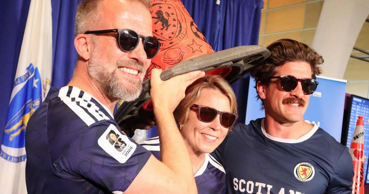‘It means love’: Scottish World Cup fans celebrate Boston with orange traffic cone - image 2
