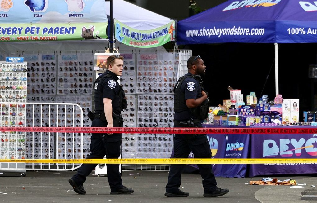 Photos: Shooting at Seattle Center
