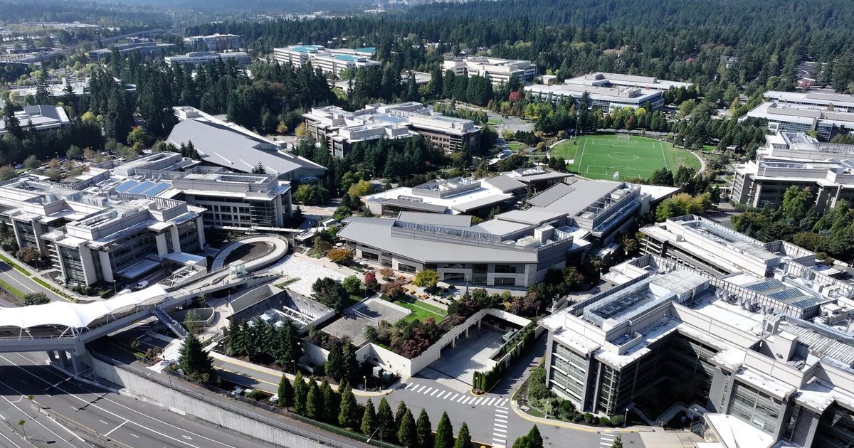 Microsoft’s head count falls for first time in a decade