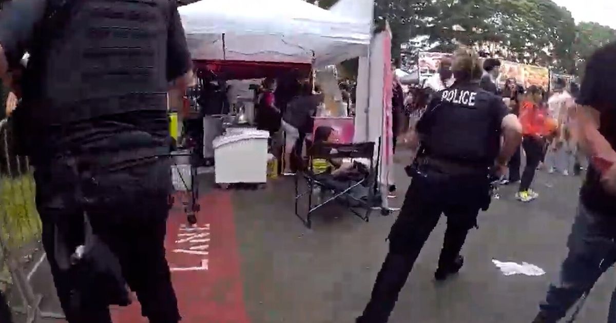 Body camera video released in Seattle Center shooting