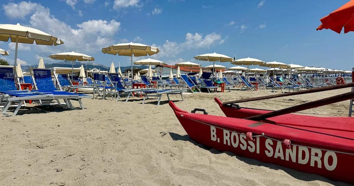 In Italy, beach umbrellas are serious business