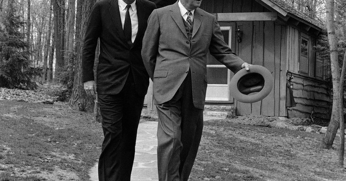 Camp David, the president’s rustic Maryland mountain retreat, through the years