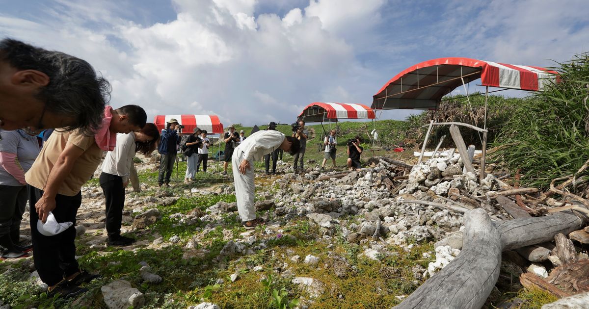 An excavation in Taiwan searches for remains of Japanese soldiers lost in WWII ship sinking