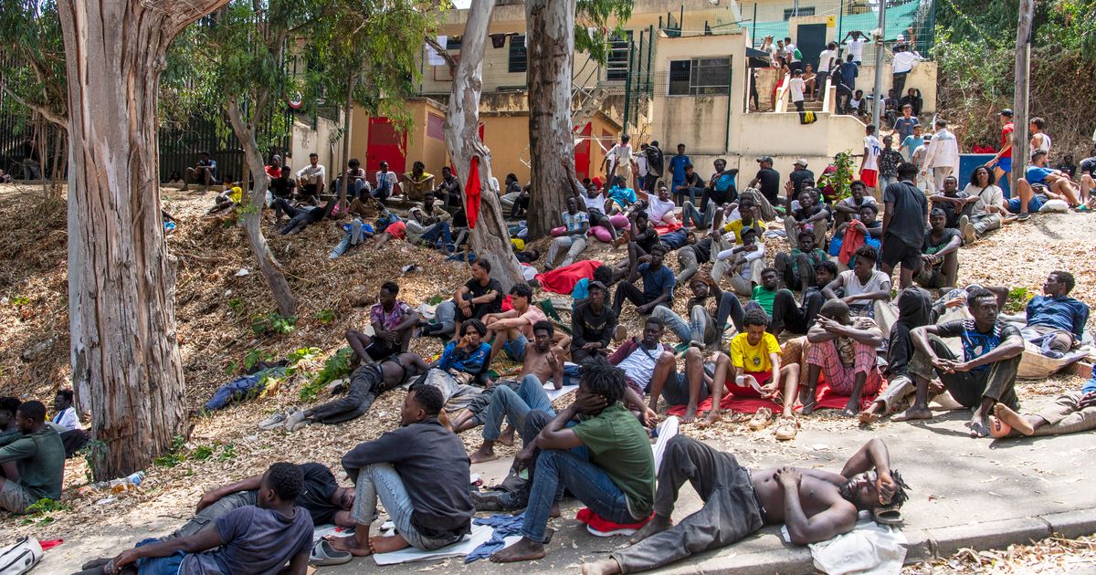 Spain’s Leader Rushes to Ceuta After Thousands of Migrants Burst Across Border - image 10