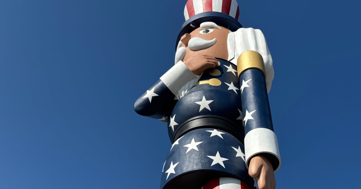 A Minnesota town now boasts the world’s tallest nutcracker