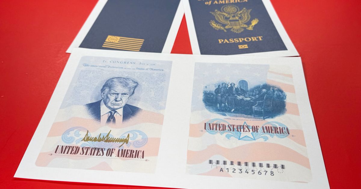 Trump-branded commemorative passports will become available across the US