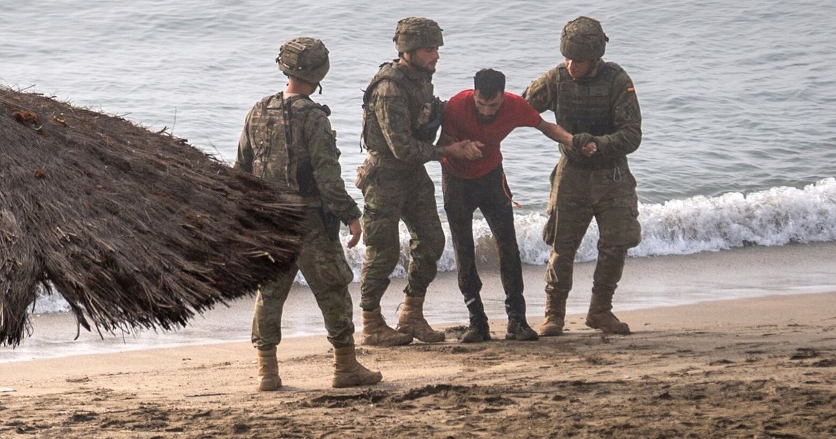 Spain installs sea barrier on Ceuta’s border with Morocco after frontier rush that killed 67