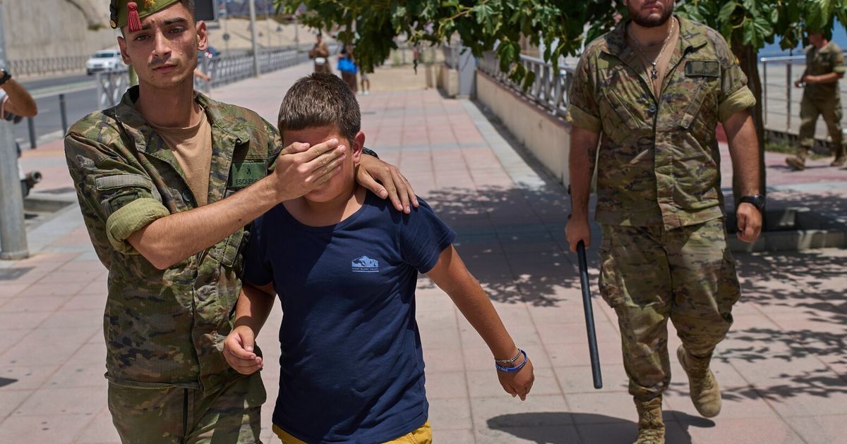Hundreds of migrant children are stranded in Spain’s Ceuta after mass crossing