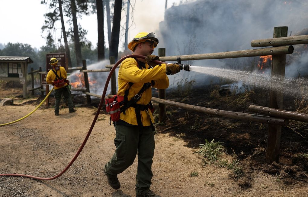 Spokane firefight grinds on amid devastation