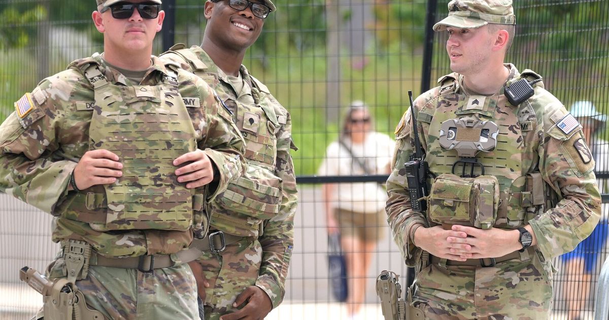 Guard deployment to Washington into 2029 will cost roughly $1.4B, estimate shows