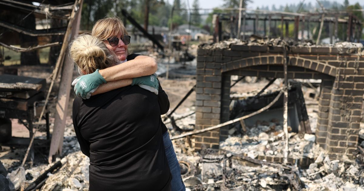 Charred homes, burned out cars - before and after images show Spokane wildfire destruction - image 4