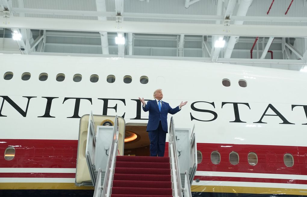 Trump said Qatari jet was destined for his library. That may change