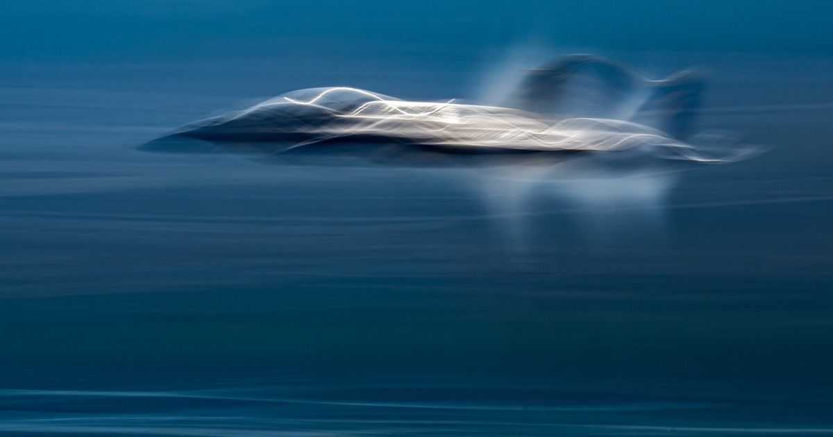 ‘Sneak pass’ Blue Angels flight caught in motion-blur moment