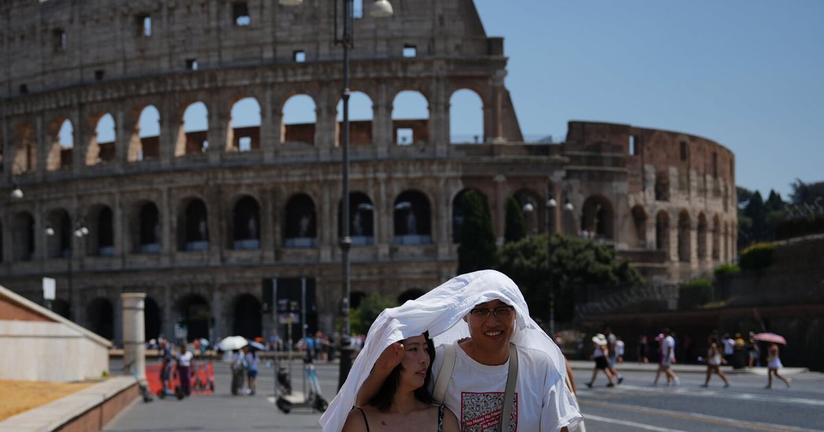 Europe heat wave puts all major Italian cities on red alert as Austria sets heat record